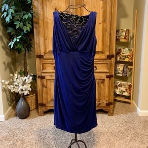 Ralph Lauren Deep Blueberry Jersey Dress
